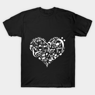 Invert music heart T-Shirt